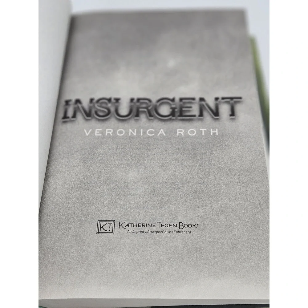 Insurgent by Veronica Roth Hardcover First Edition Young Adult Dystopian Novel